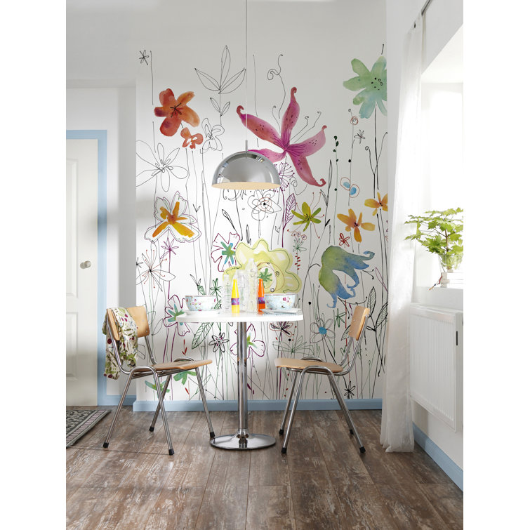 The Twillery Co.® Lawton Floral Wallpaper & Reviews | Wayfair