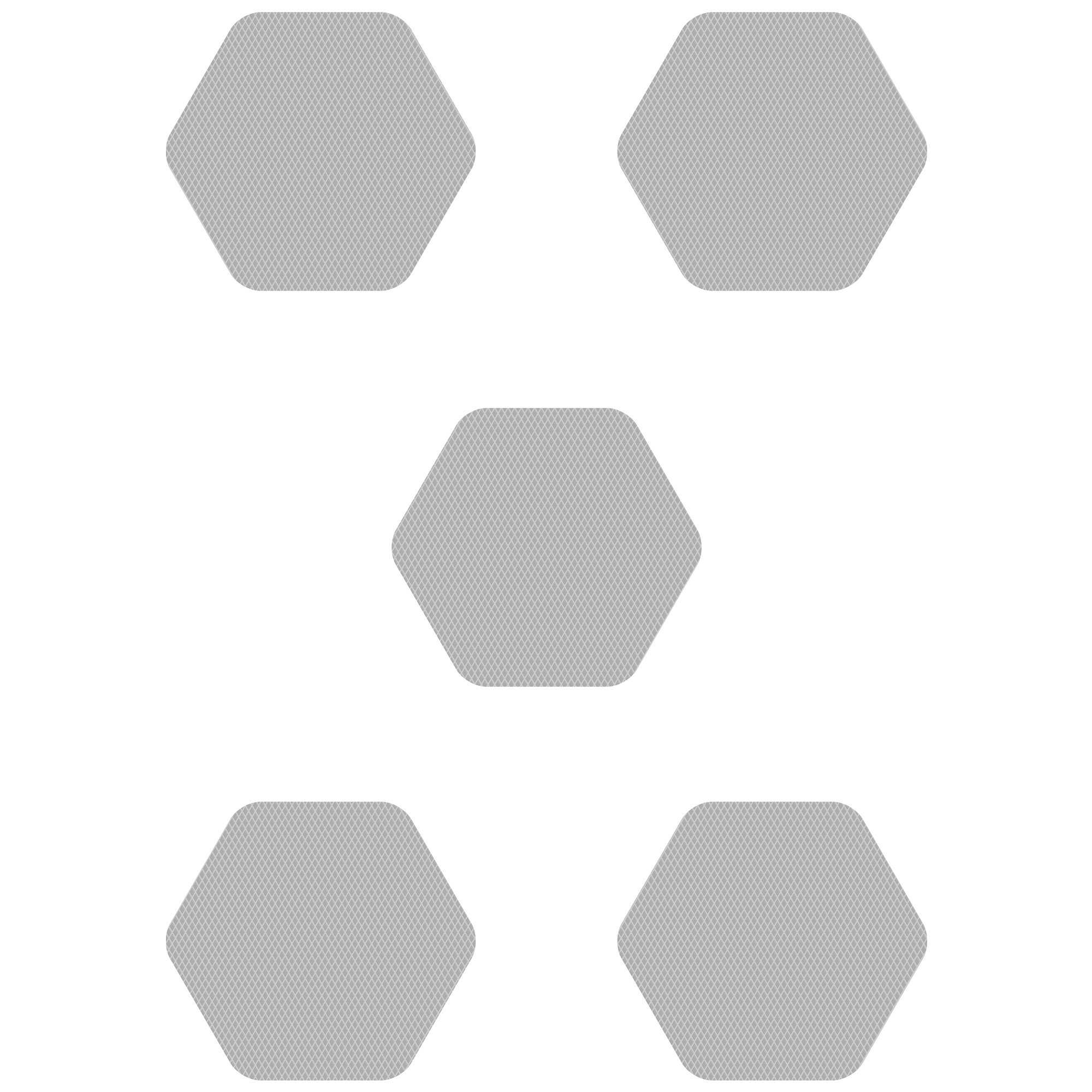 Symple Stuff Latrelle Bathtub Bath and Shower Kahuna Grip Hexagon Non