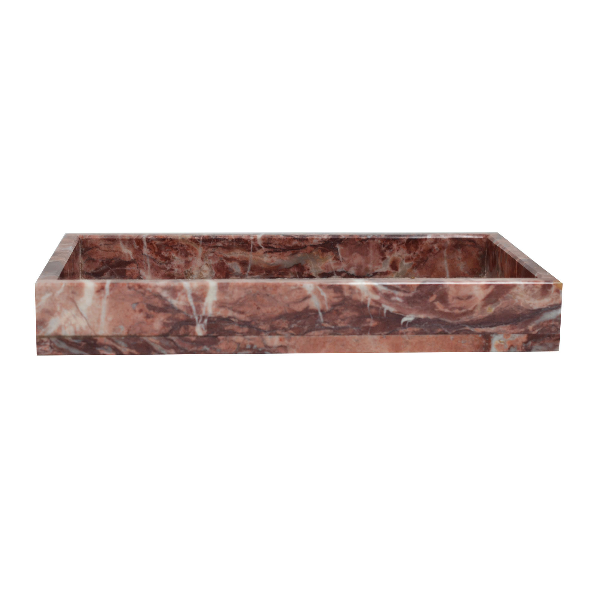 17 Stories Polished Marble Bathroom Accessory Tray & Reviews Wayfair