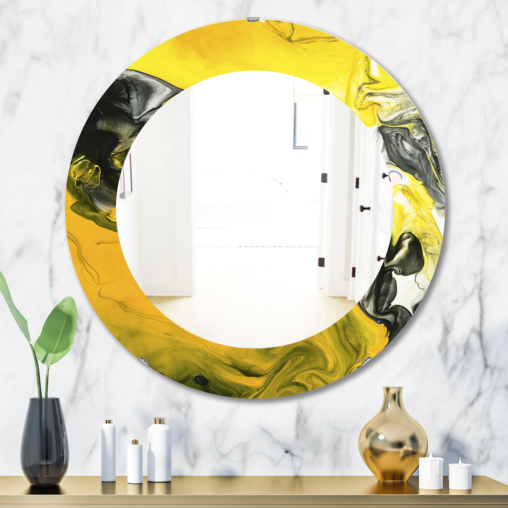 East Urban Home Modern and Contemporary Wall Mirror Wayfair