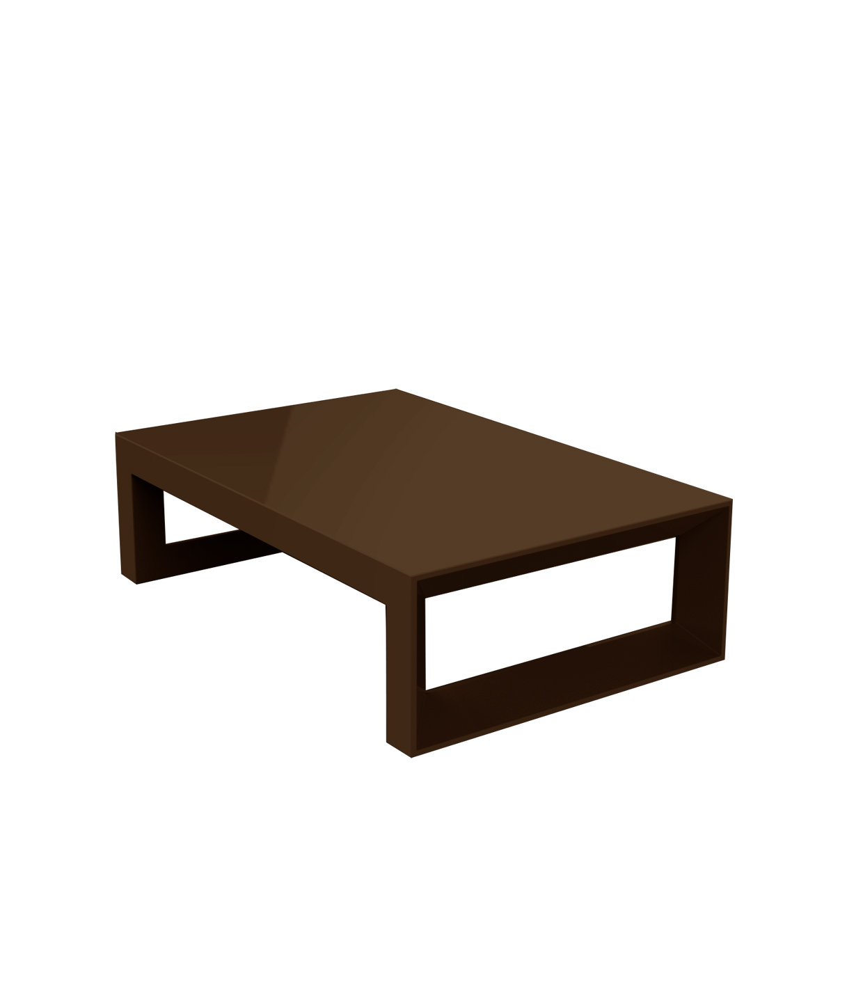 Vondom Frame Resin Coffee Table 47.25"x31.5" Lacquered Wayfair