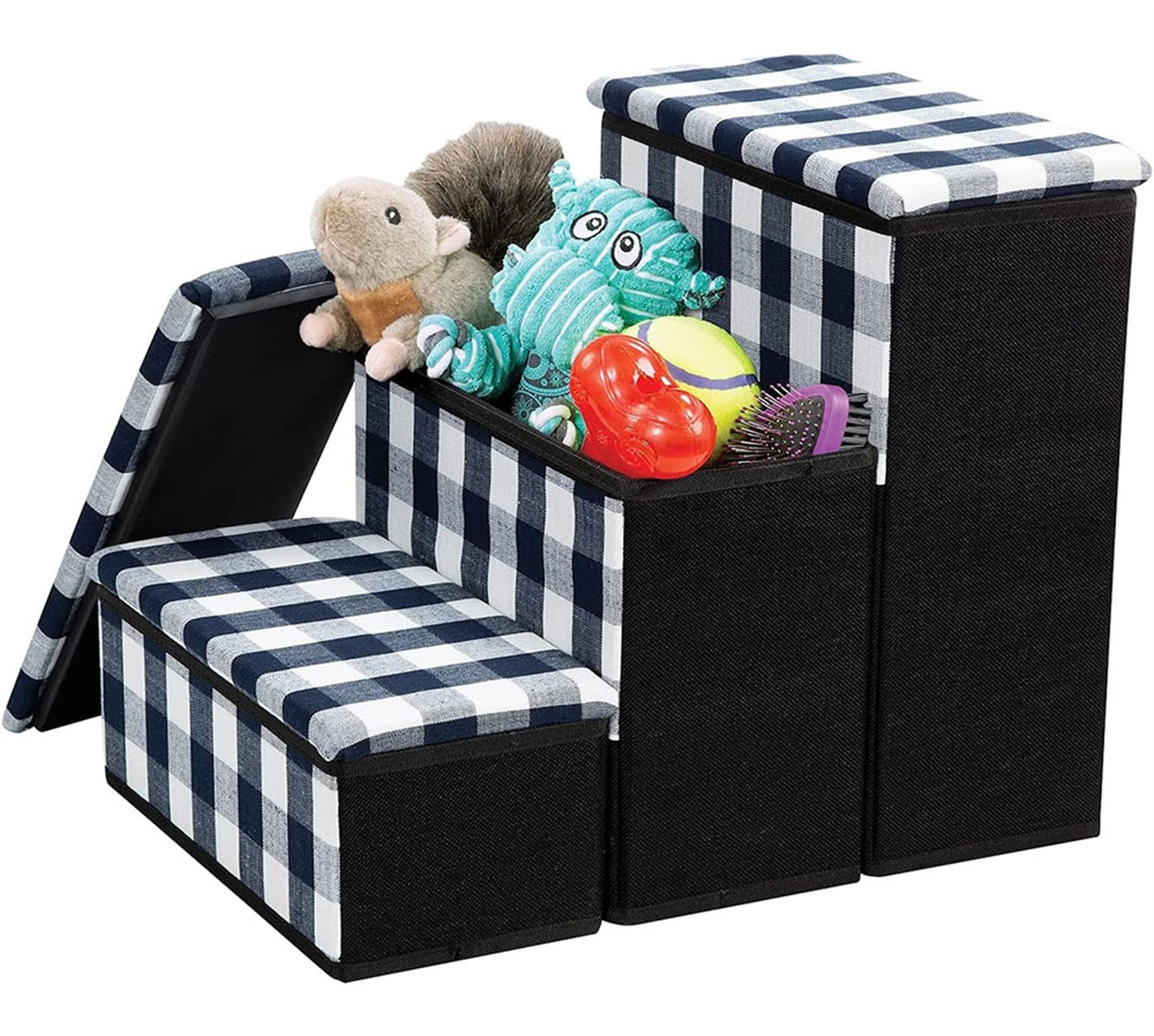 Tucker Murphy Pet™ 3 Step Pet Stairs With Storage Wayfair