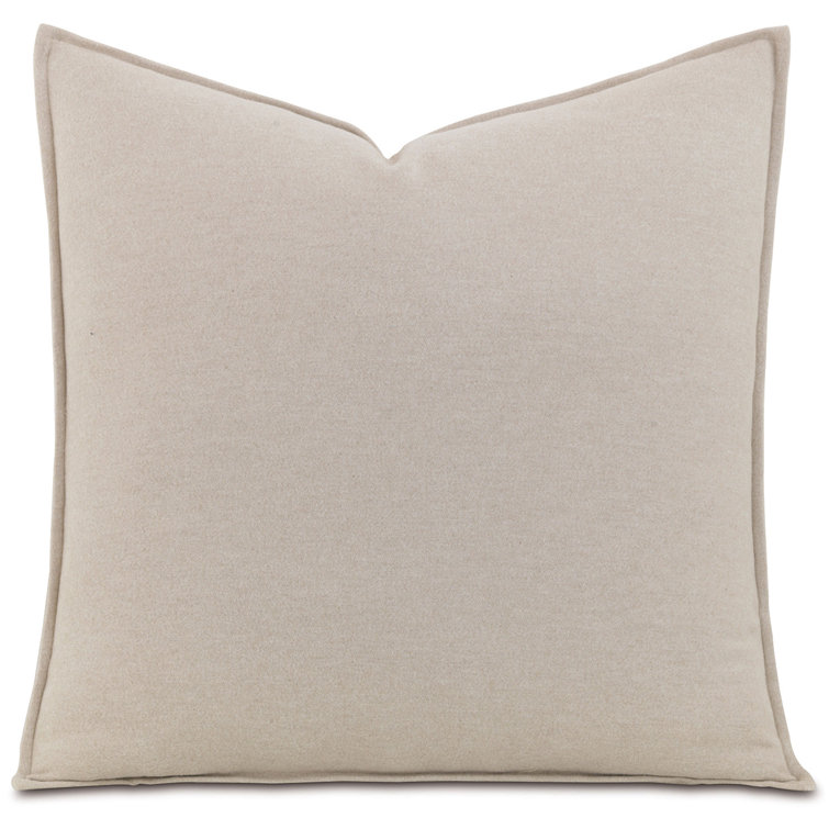 white flannel euro sham