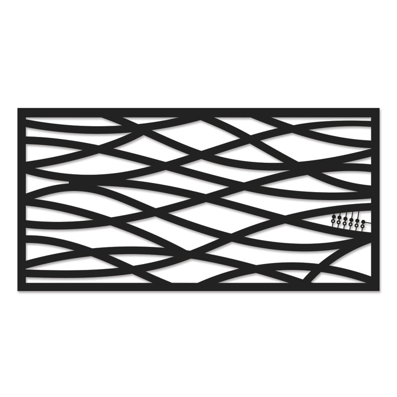Grid Axcents 2 ft. H x 4 ft. W Polyethylene Privacy Screen & Reviews ...
