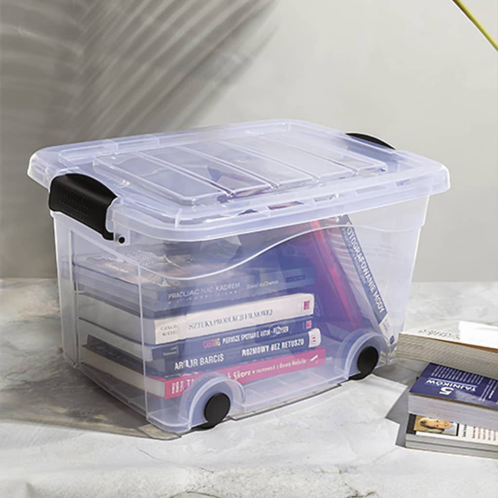 Rebrilliant Storage Plastic Boxes With Wheels & Lids Wayfair.co.uk