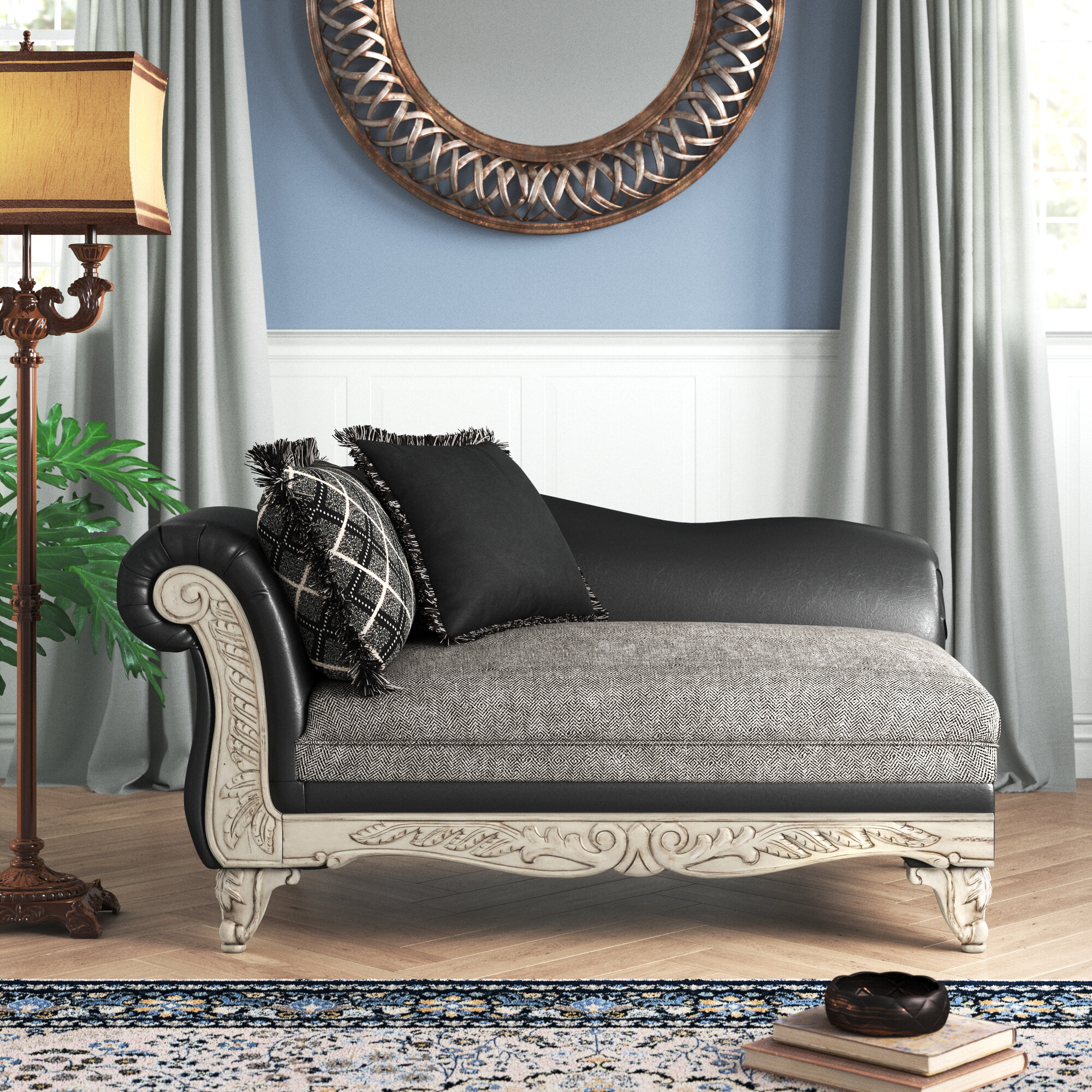 Dupras Upholstered Chaise Lounge