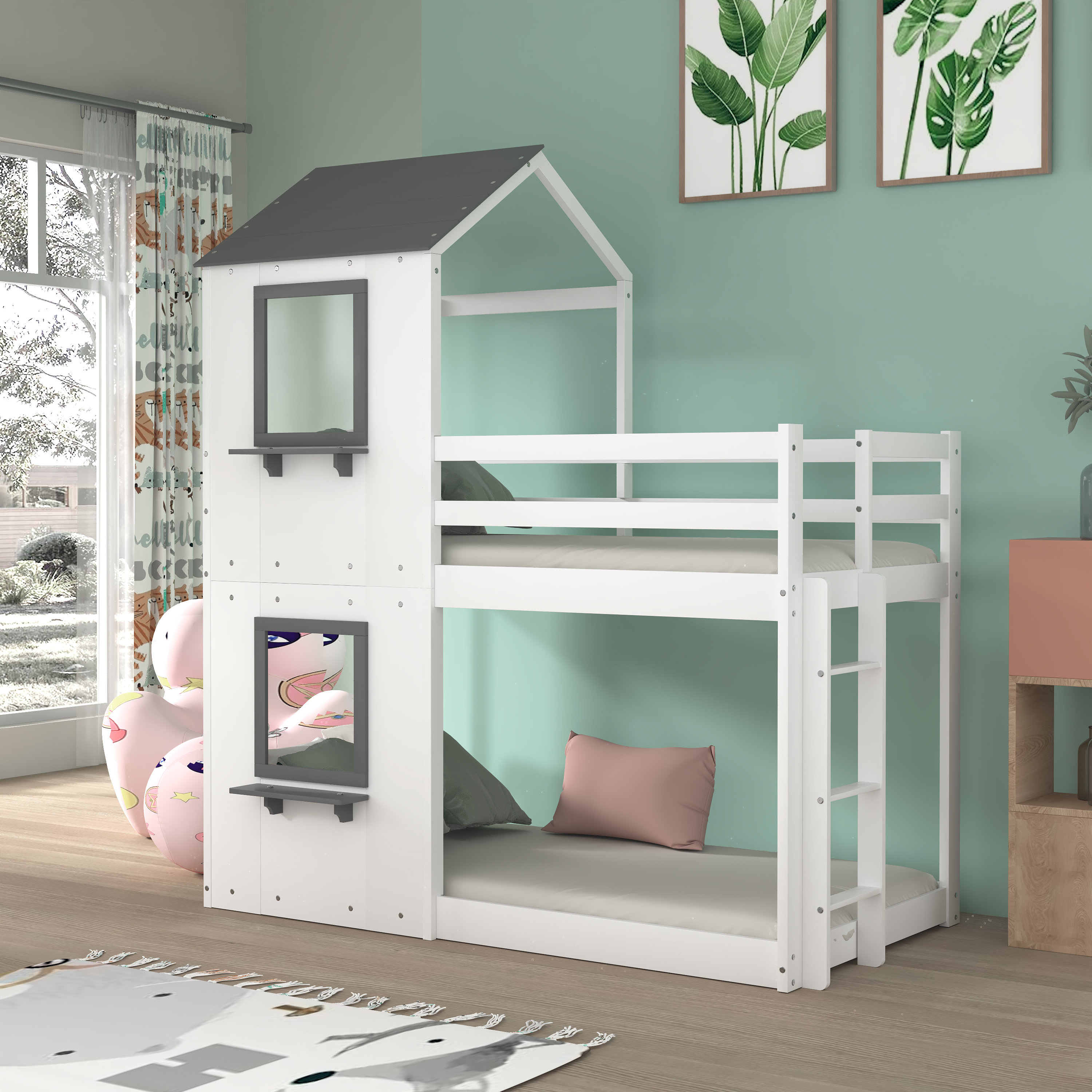 Harper Orchard Tamil Twin Over Twin Standard Bunk Bed by Harper Orchard