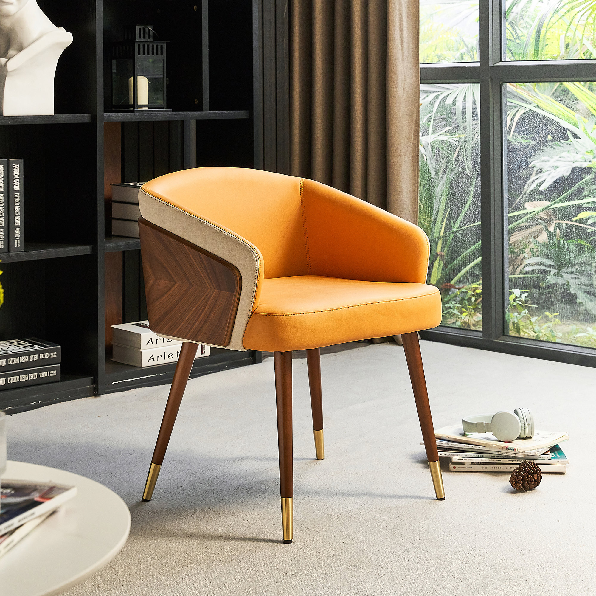 Everly Quinn Amany Tufted Leathaire Arm Chair & Reviews - Wayfair Canada