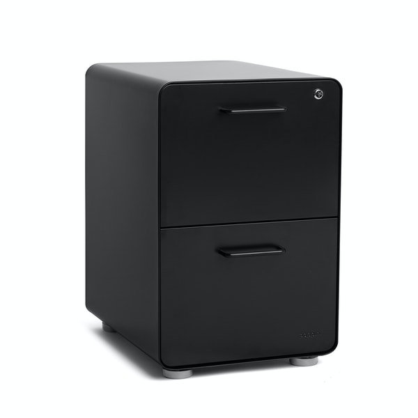 Stow 15.75'' Wide 2 -Drawer Steel Vertical Filing Cabinet
