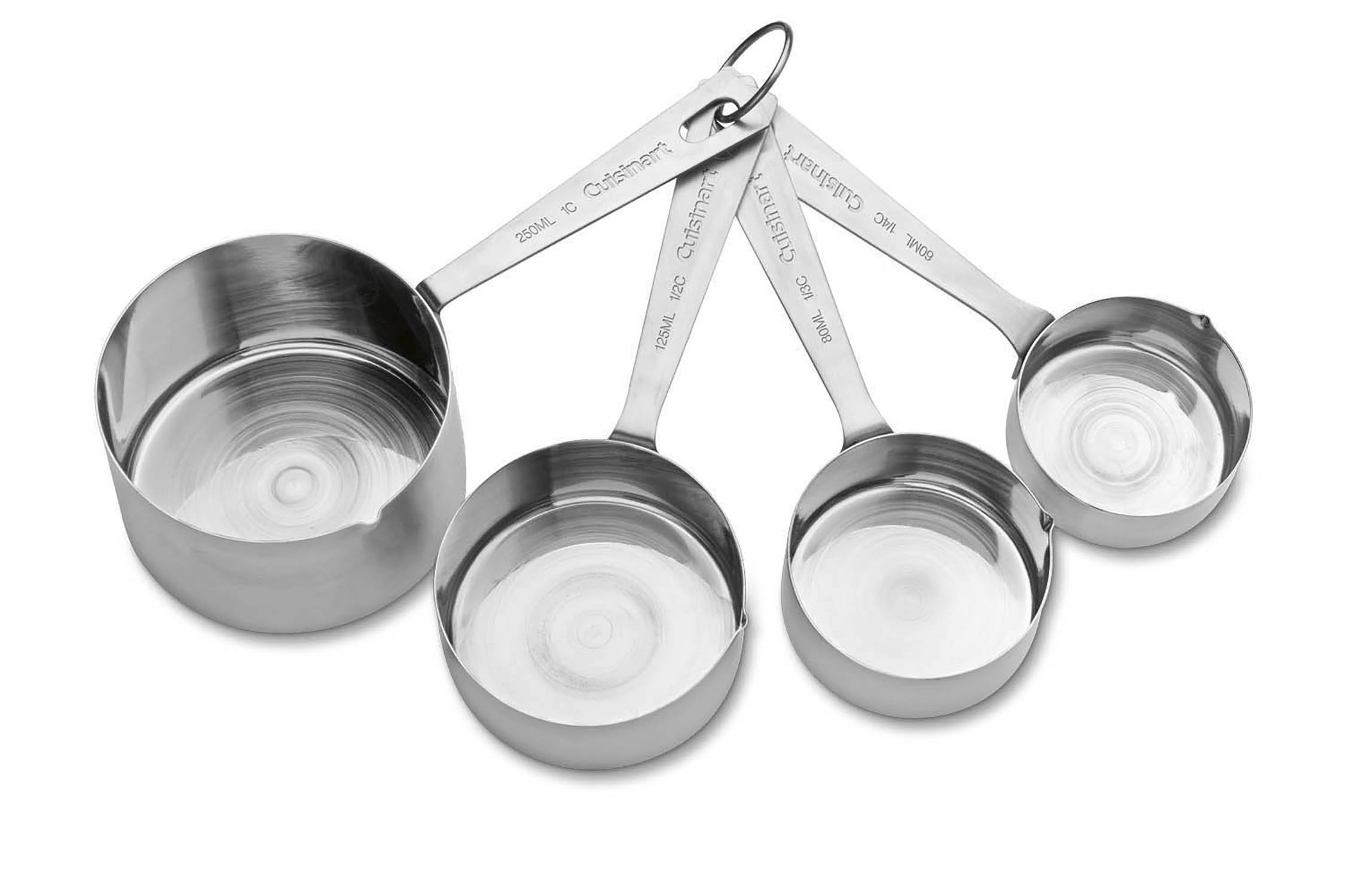 Cuisinart 4Pieces Stainless Steel Measuring Cup Set & Reviews Wayfair