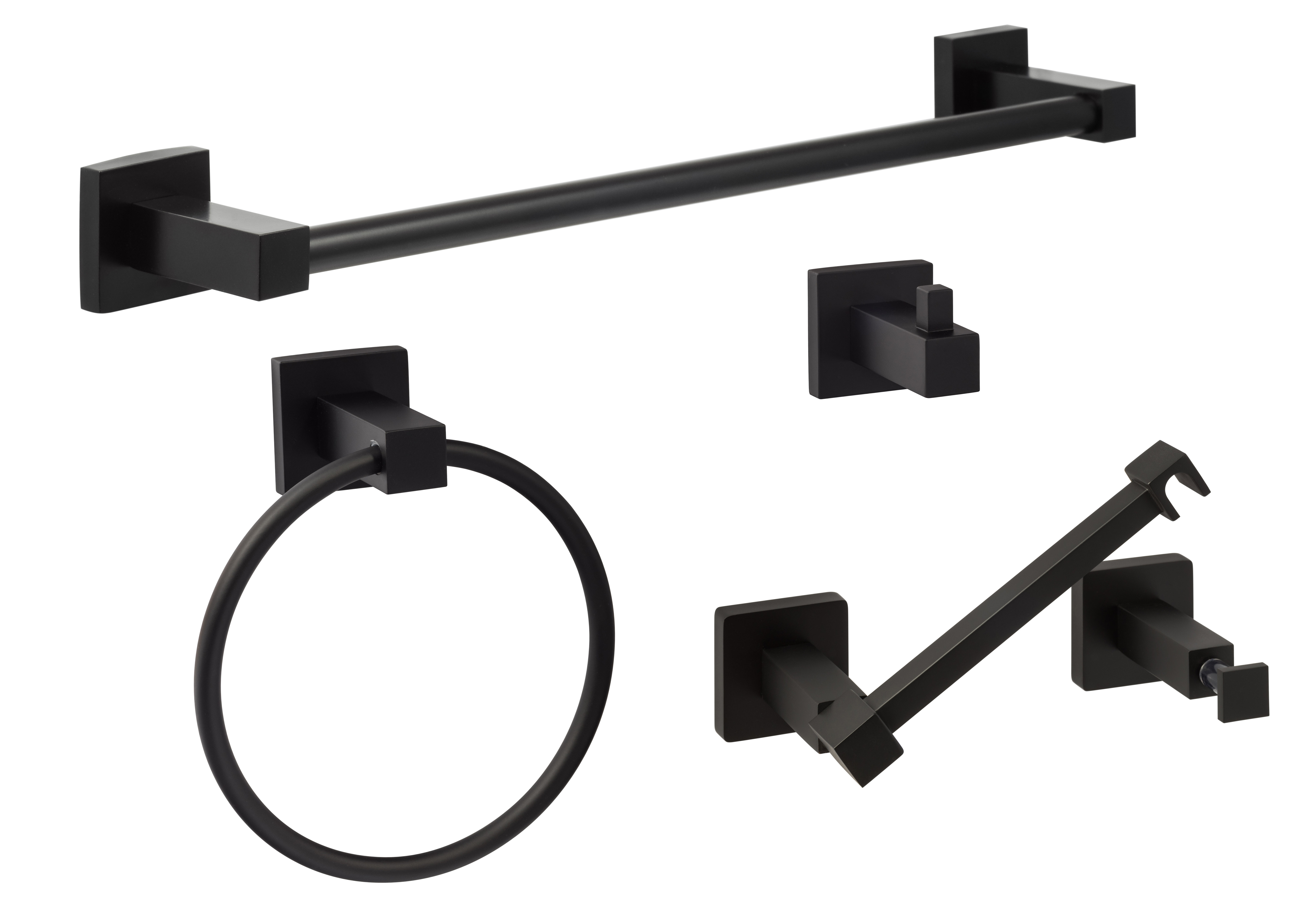 SureLocHardware Baden 4 Piece Bathroom Hardware Set & Reviews Wayfair