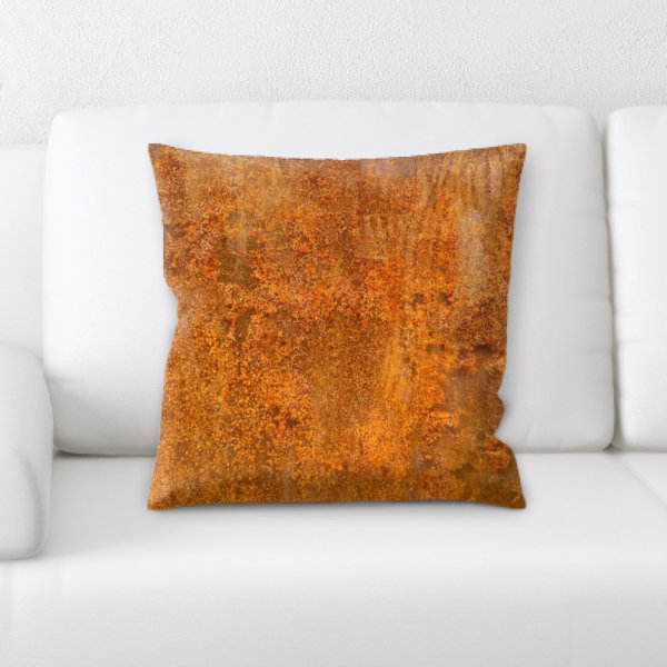 throw pillows with rust color