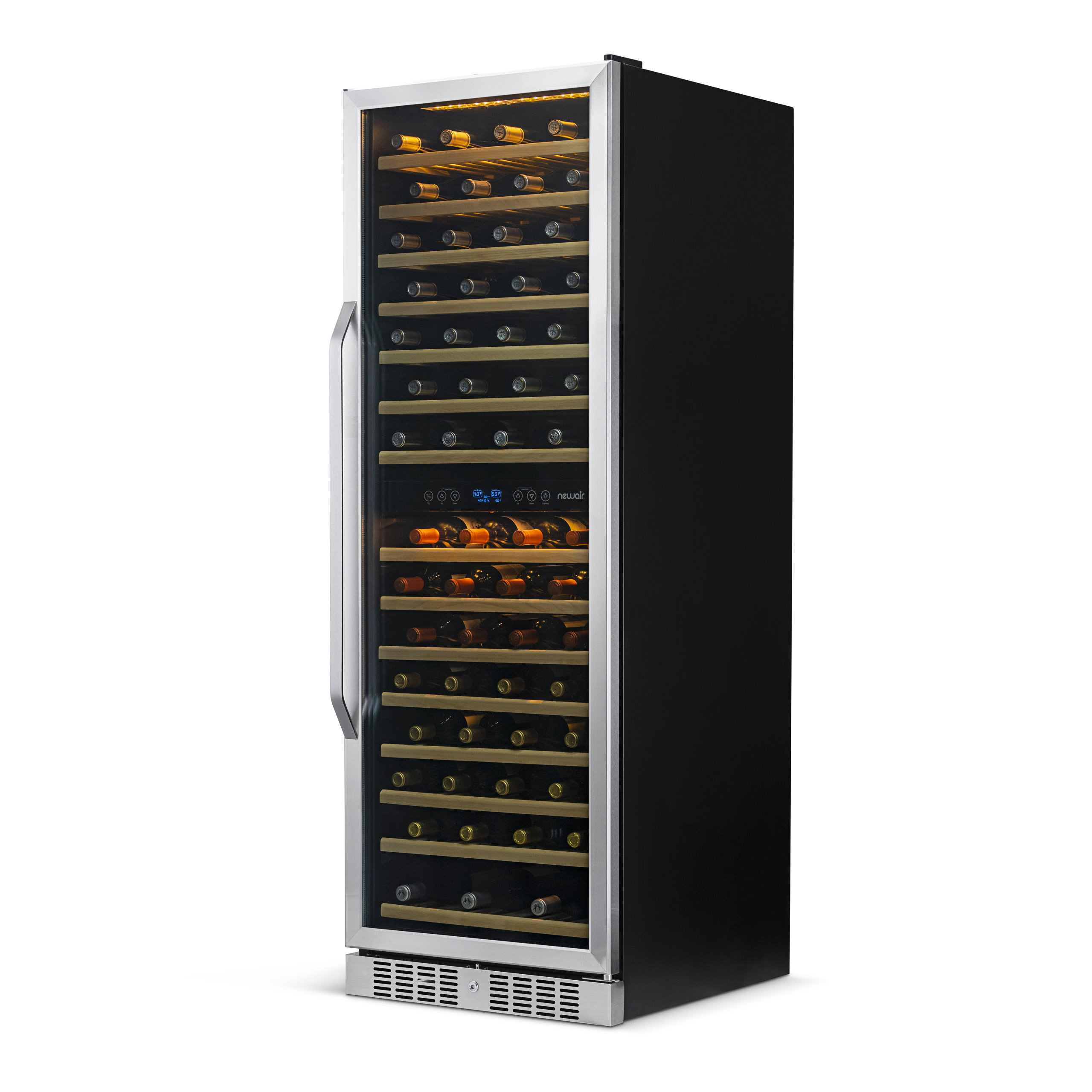 NewAir 160 Bottle Built-in Compressor Wine Cooler, Stainless Steel &  Reviews | Wayfair