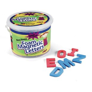 58 Uppercase Magnetic Foam Letters Assorted Punctuation 