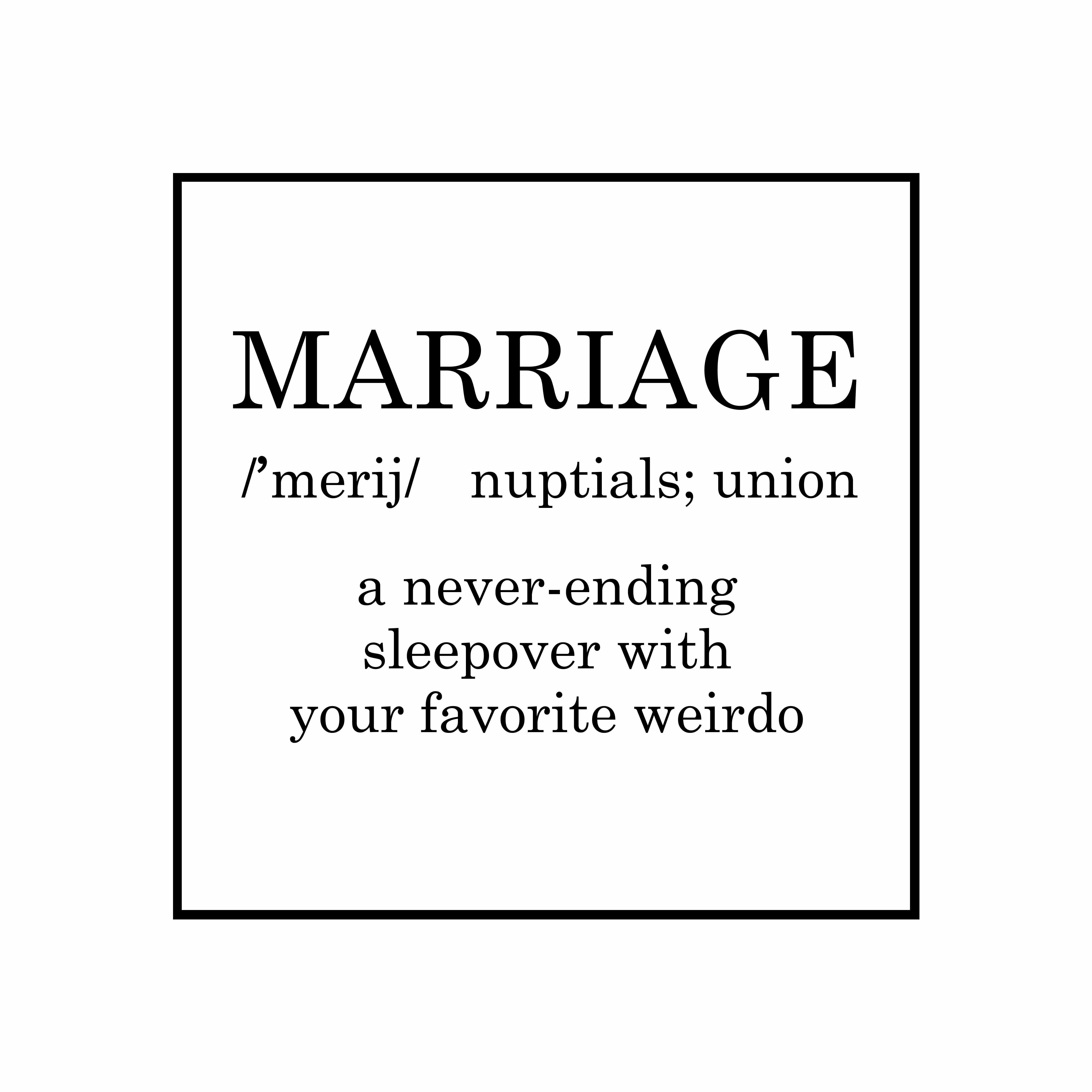 Trinx Marriage Definition On Canvas Textual Art Wayfair