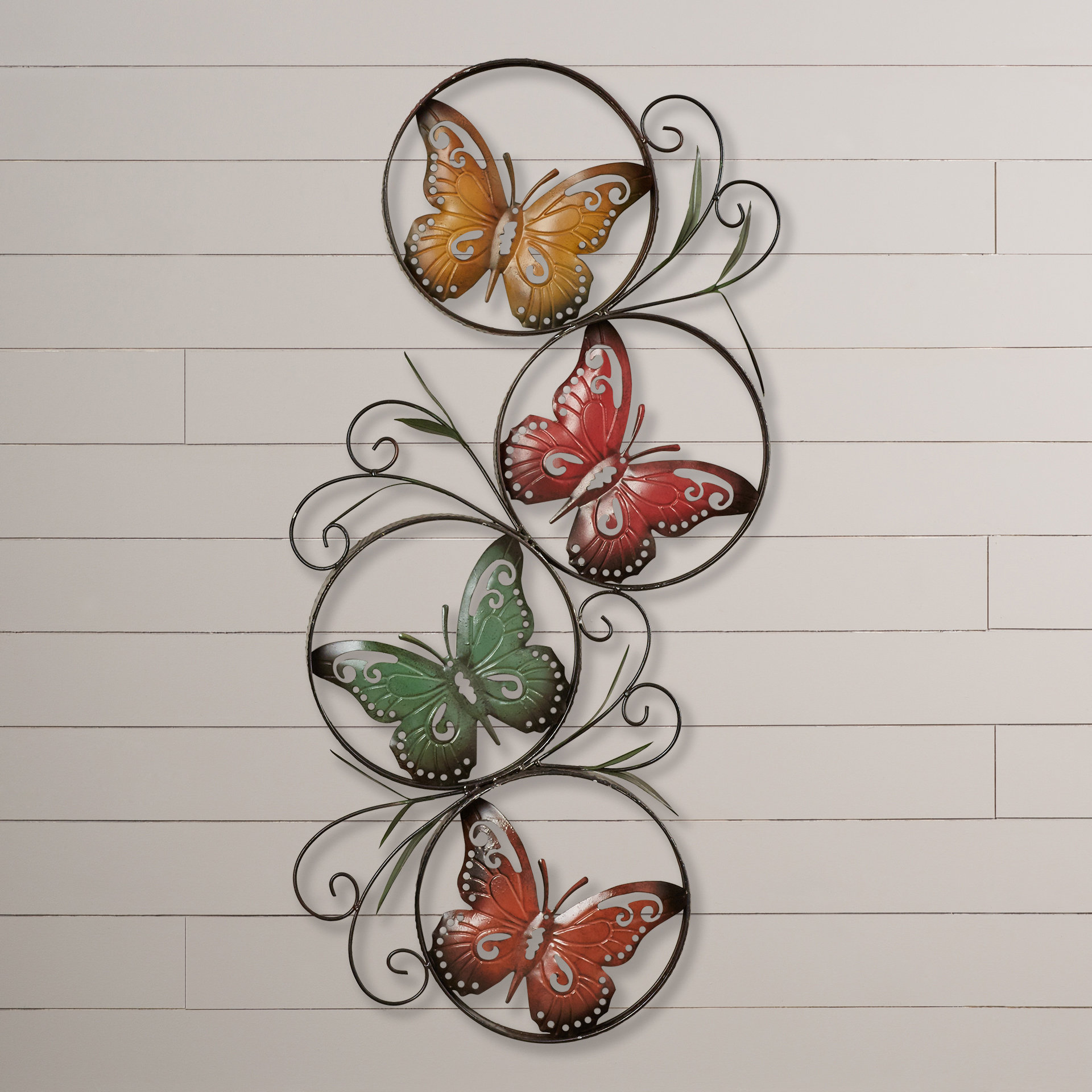 August Grove® Ila Metal Butterfly Wall Décor & Reviews Wayfair
