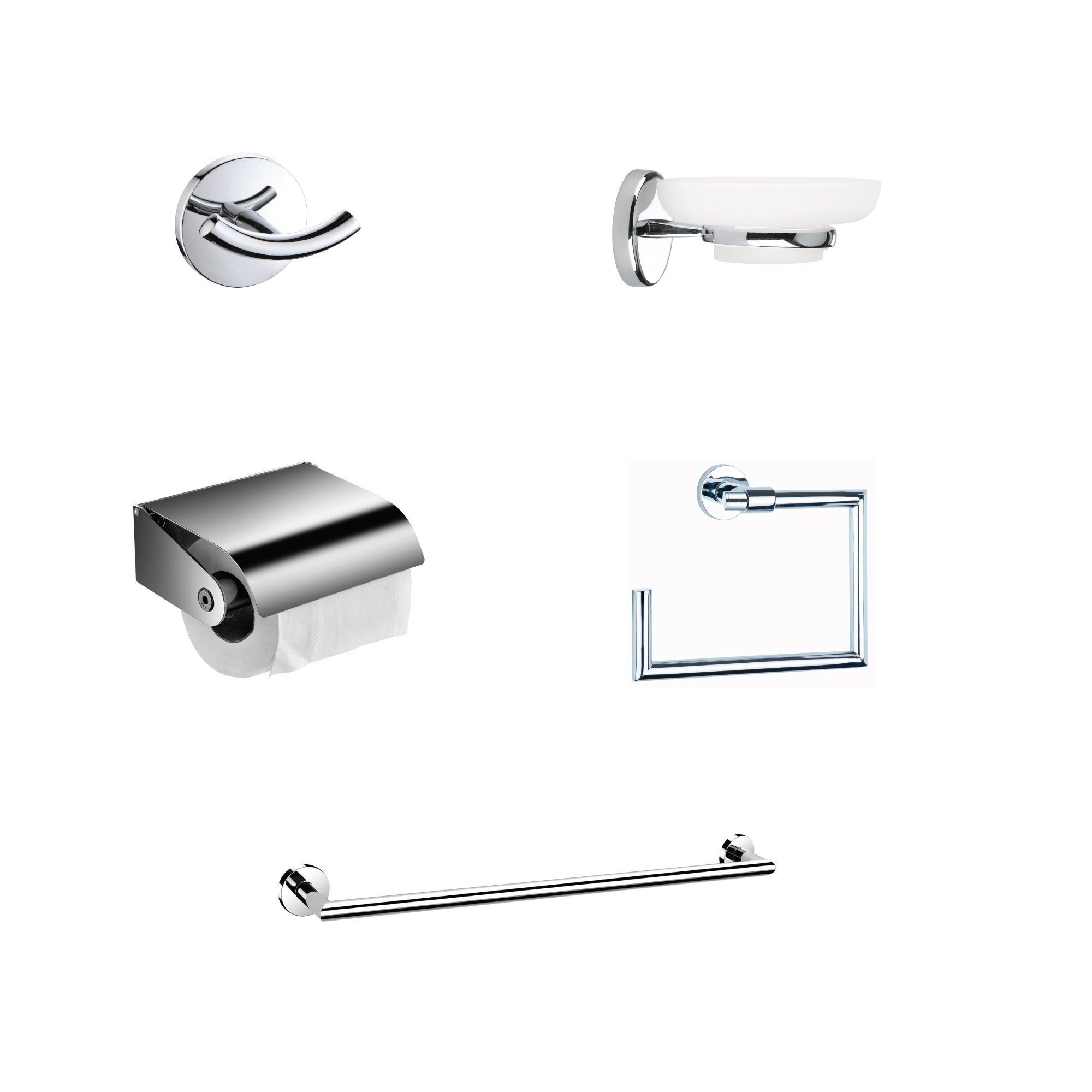 CHERRY BATH Joy 5 - Piece Bathroom Hardware Set | Wayfair