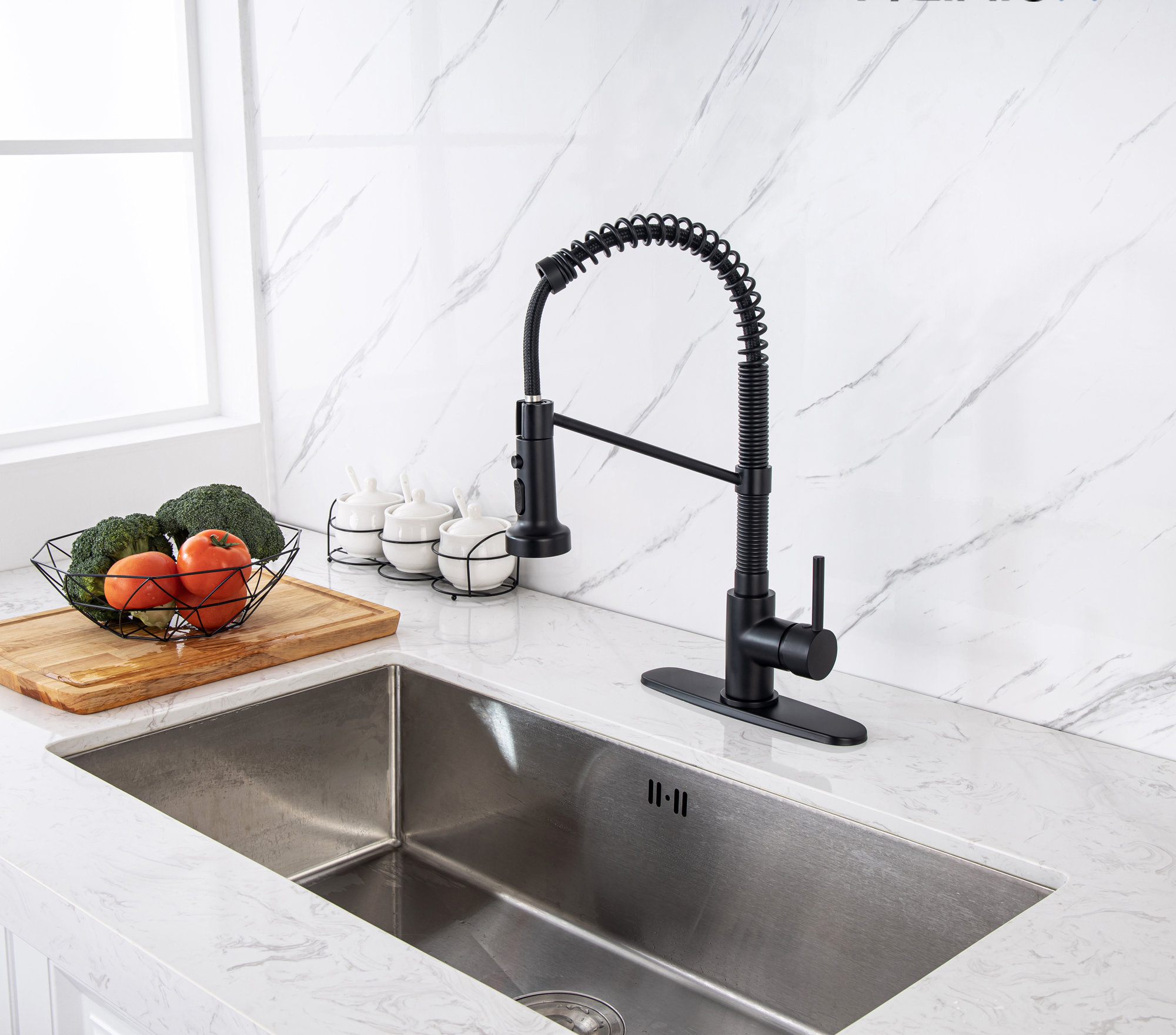 RainlexSingle Handle Single Lever Pull Down Solid Brass Commercial