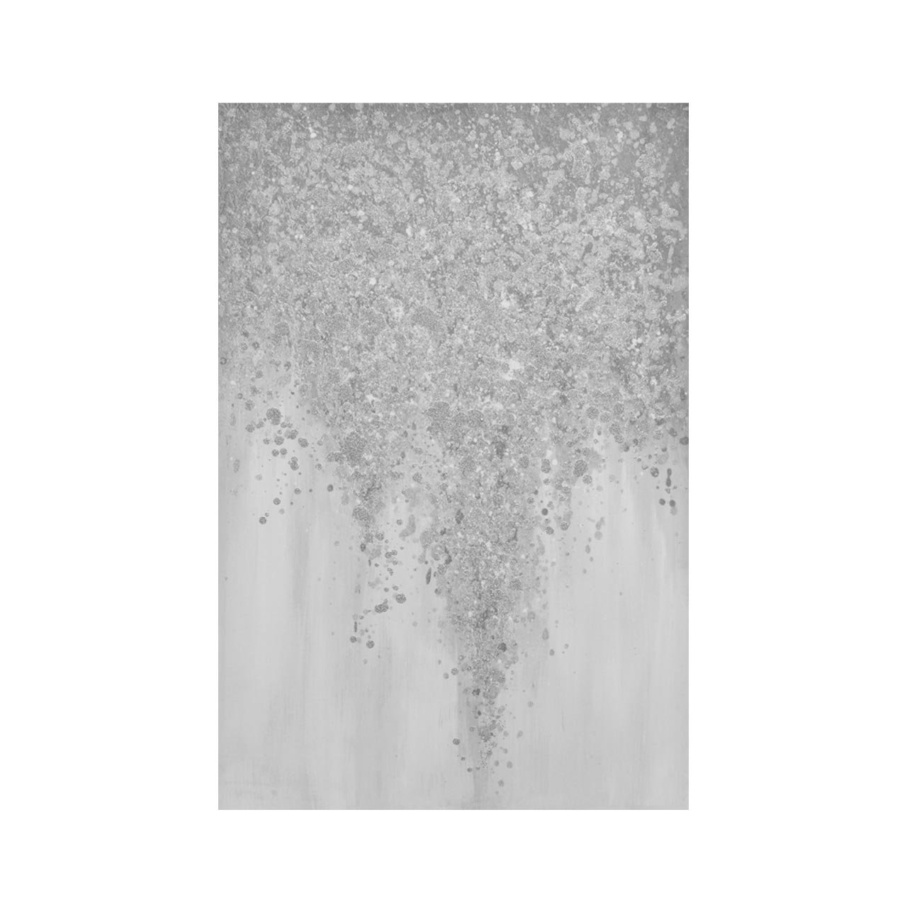 Metro Lane 120cm Wall Art for Bedroom & Living Room Furniture, Grey and Silver Wall Mounted