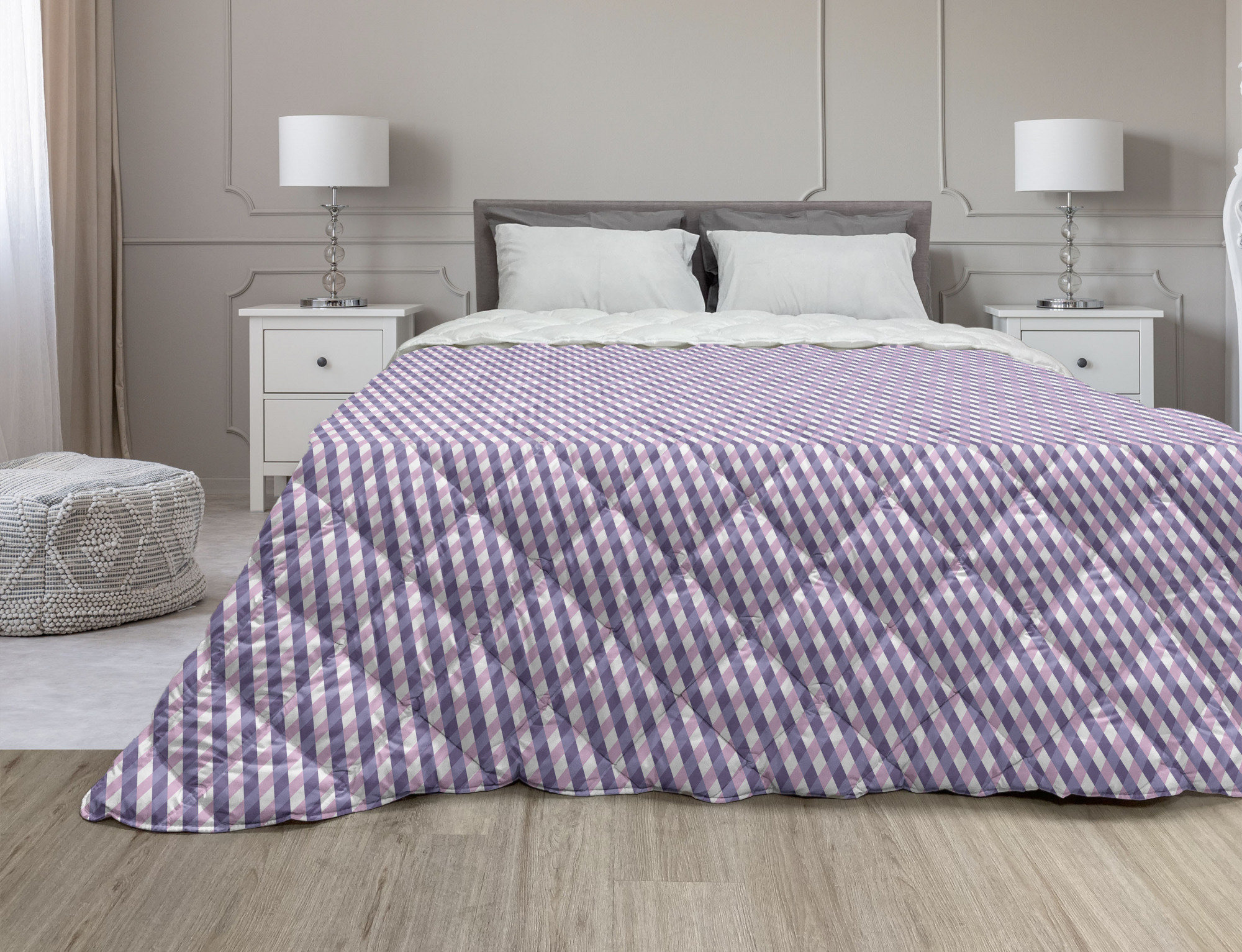 East Urban Home Mauve/Lilac Comforter 