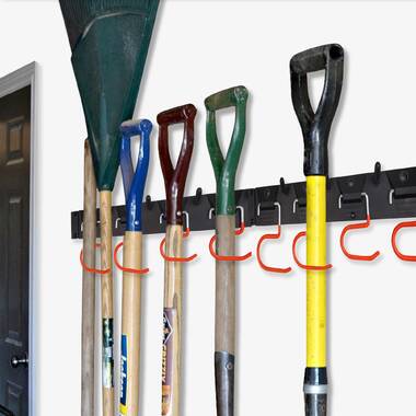 5pc Garden Tool U Hook Hooks For Sheds Spades Forks Brooms Double Metal Storage! 