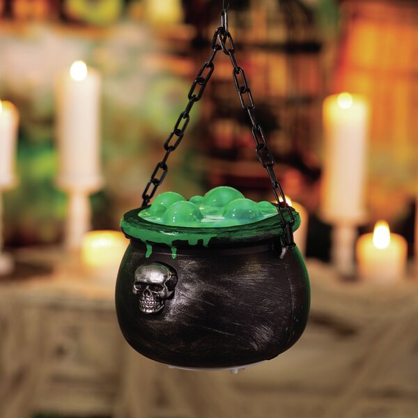 Plastic Witches Brew Cauldron Halloween Fancy Dress Accessory Party Decoration 