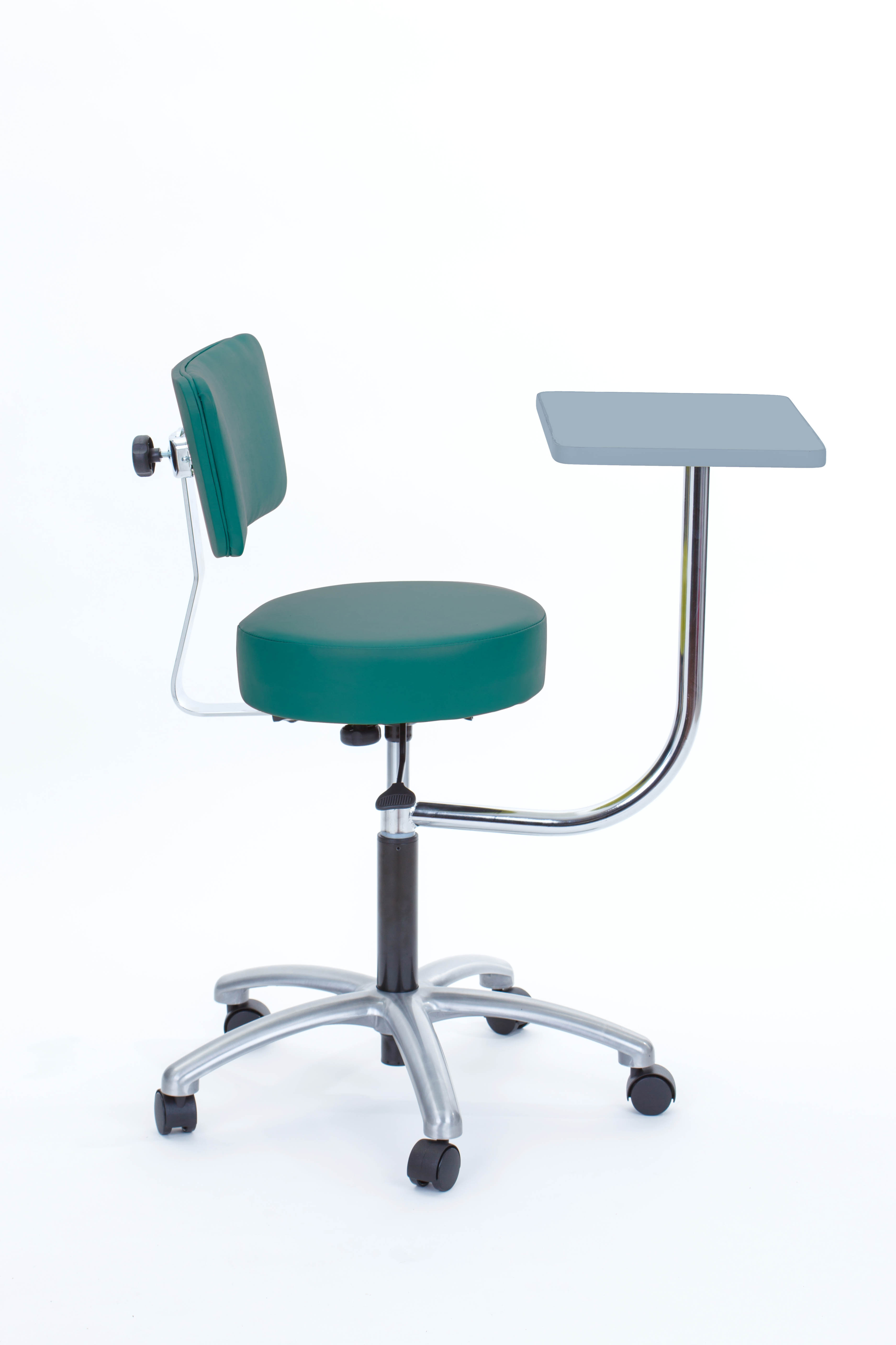 Symple Stuff Strohm Height Adjustable Stool with Desk Wayfair