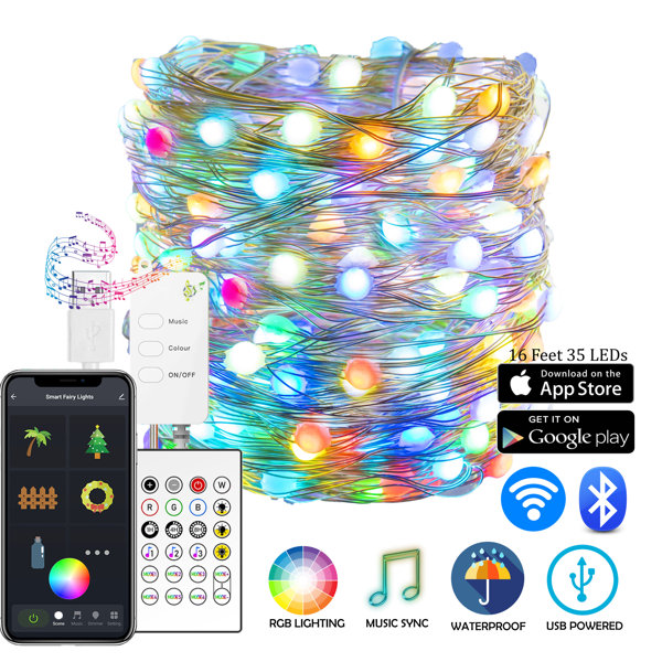 The Holiday Aisle® Wifilights1 6'' LED String Lights | Wayfair