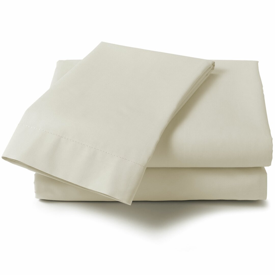 Symple Stuff Bed Valance white,brown