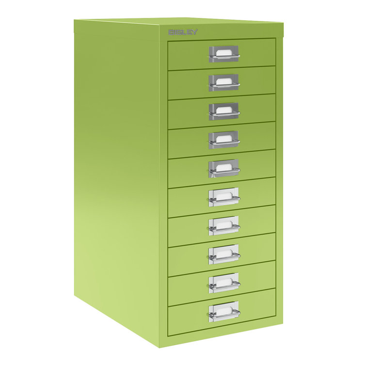 11'' Wide 10 -Drawer Steel Vertical Filing Cabinet