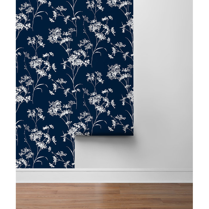 Lillian August Luxe Haven Floral Roll Wallpaper by Lillian August