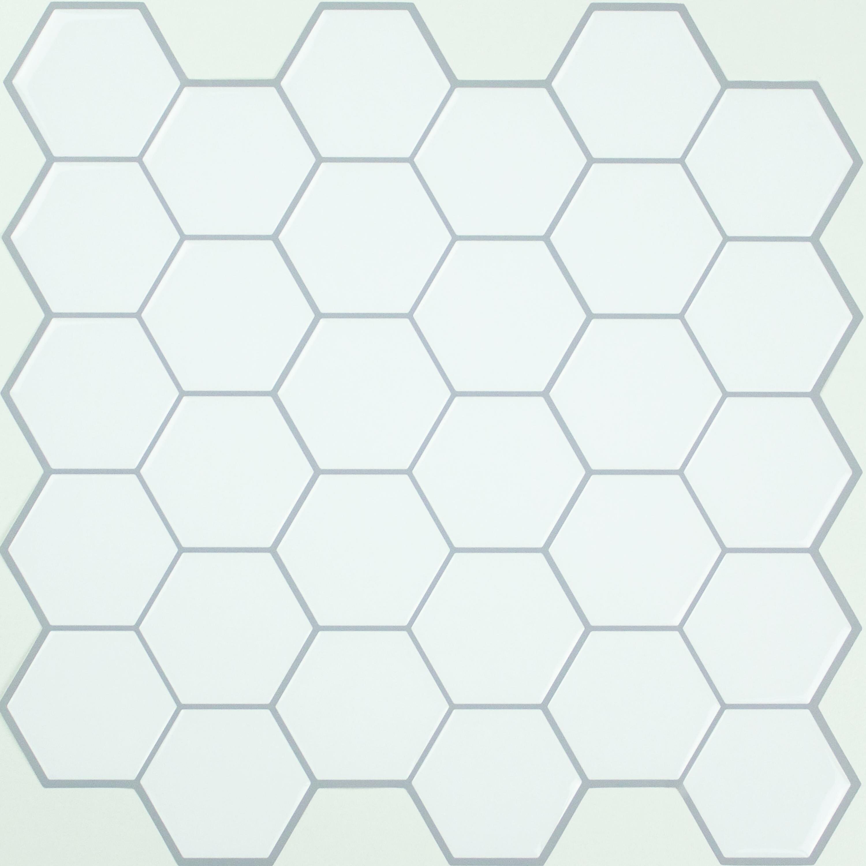 selbstklebende Wand- Fliesen StickTILES Hexagon pearl RoomMates 