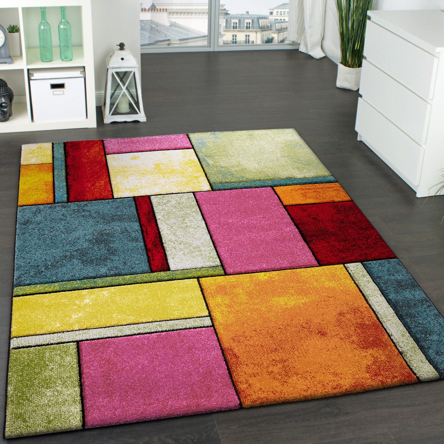 Zipcode Design Edith Flatweave Green/Blue/Orange Rug & Reviews ...