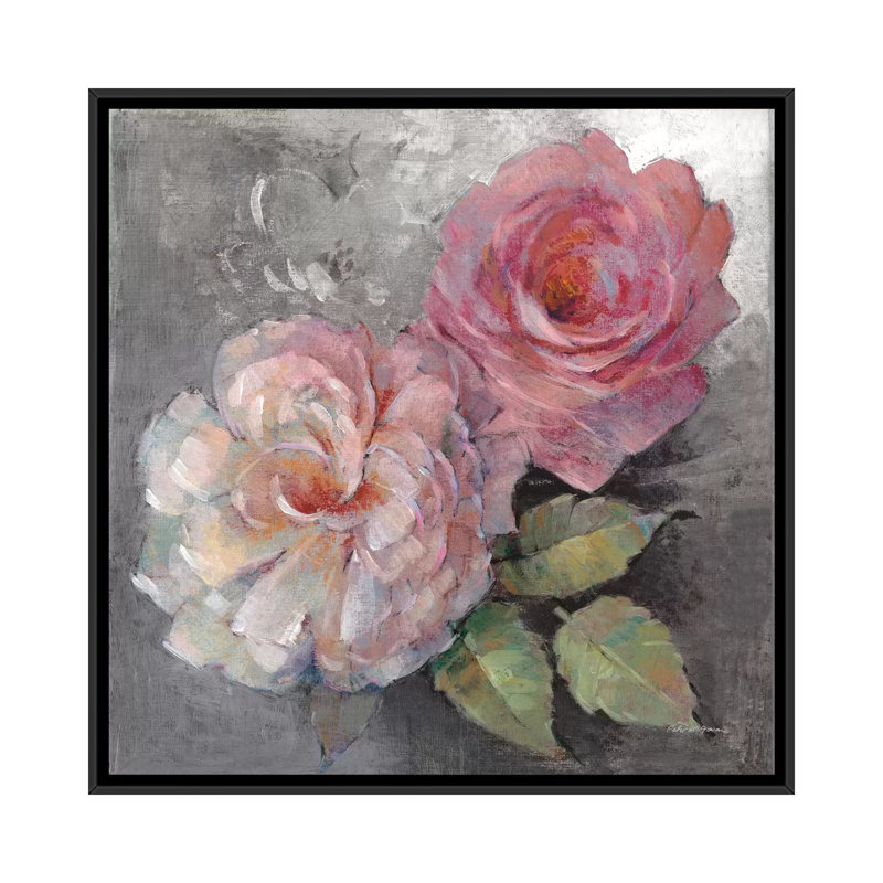 Winston Porter Roses On Gray I by Peter Mcgowan - Gallery-Wrapped ...
