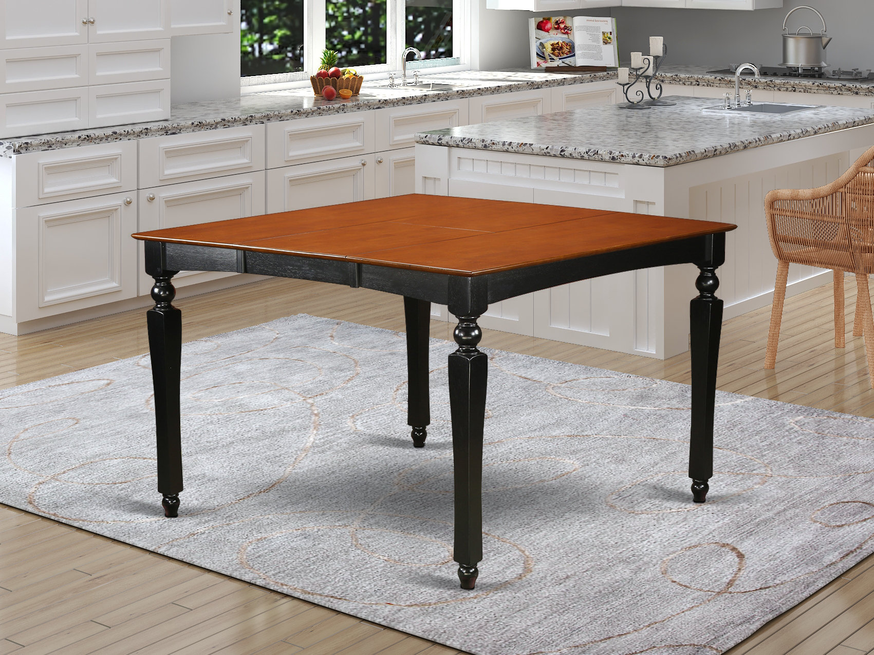 Darby Home Co Ashworth Counter Height Butterfly Leaf Solid Wood Dining ...