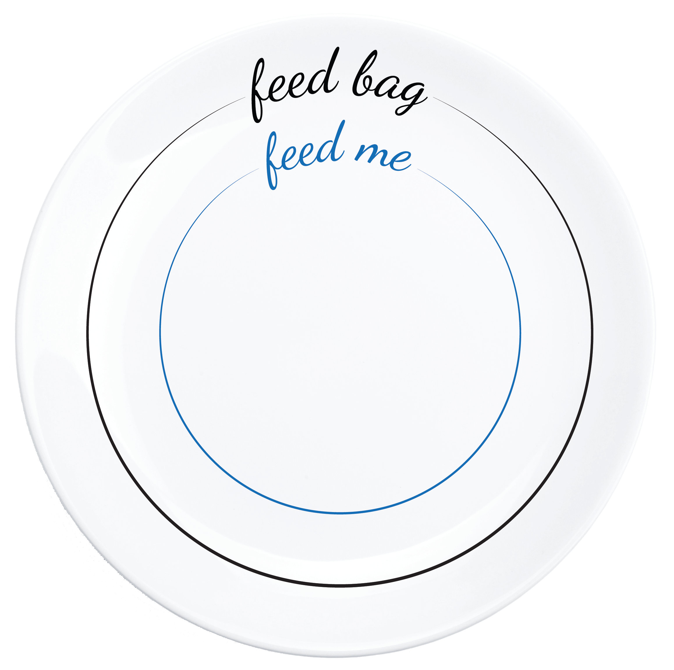 Ebern Designs Feed Bag Appetizer Plate Wayfair