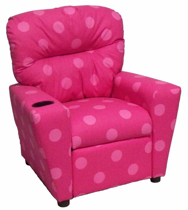 Brazil Furniture 401C-amazon Sand Childrens Home Theater Recliner with Cupholder, 