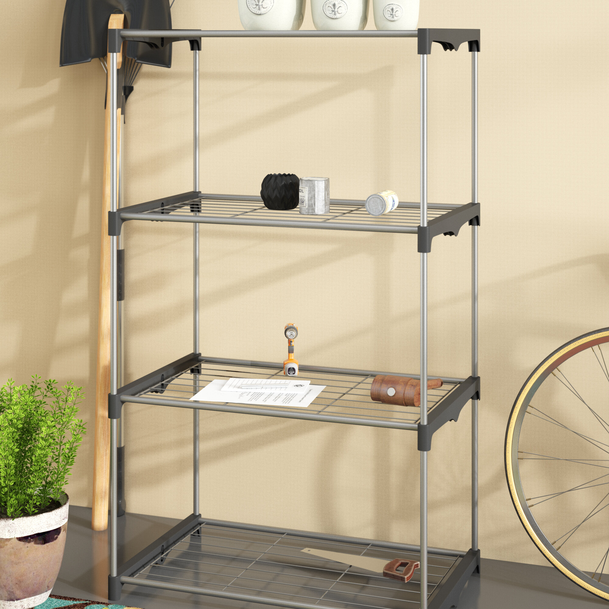 Details about   Vintage Free Standing Bookshelf 3/4/5-tier Industrial Style X shaped Bookcase US 
