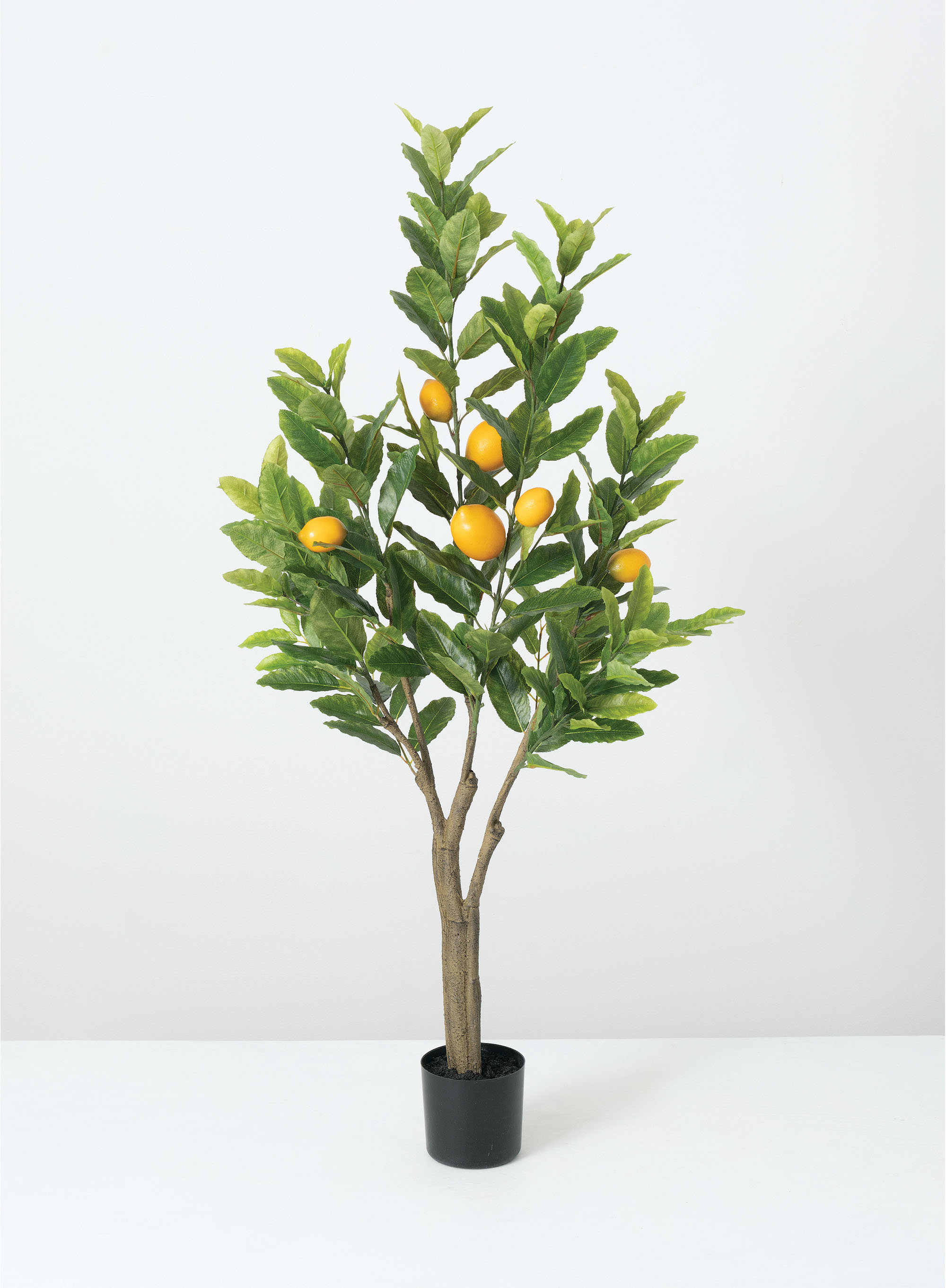 Brayden Studio® 49'' Faux Lemon Tree in Pot Wayfair