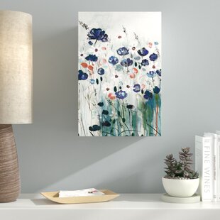 Abstract Flowers - Wrapped Canvas Print