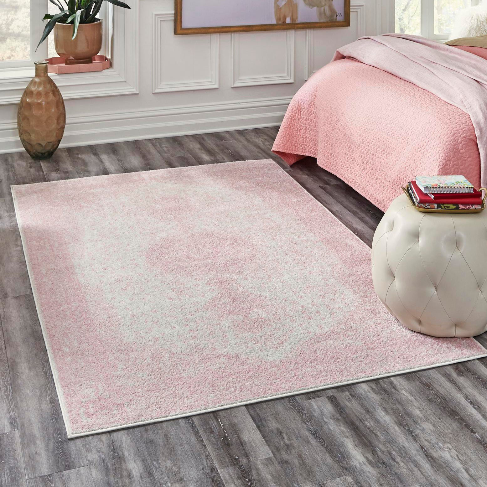Lark Manor Rizo Oriental Pink Area Rug & Reviews Wayfair