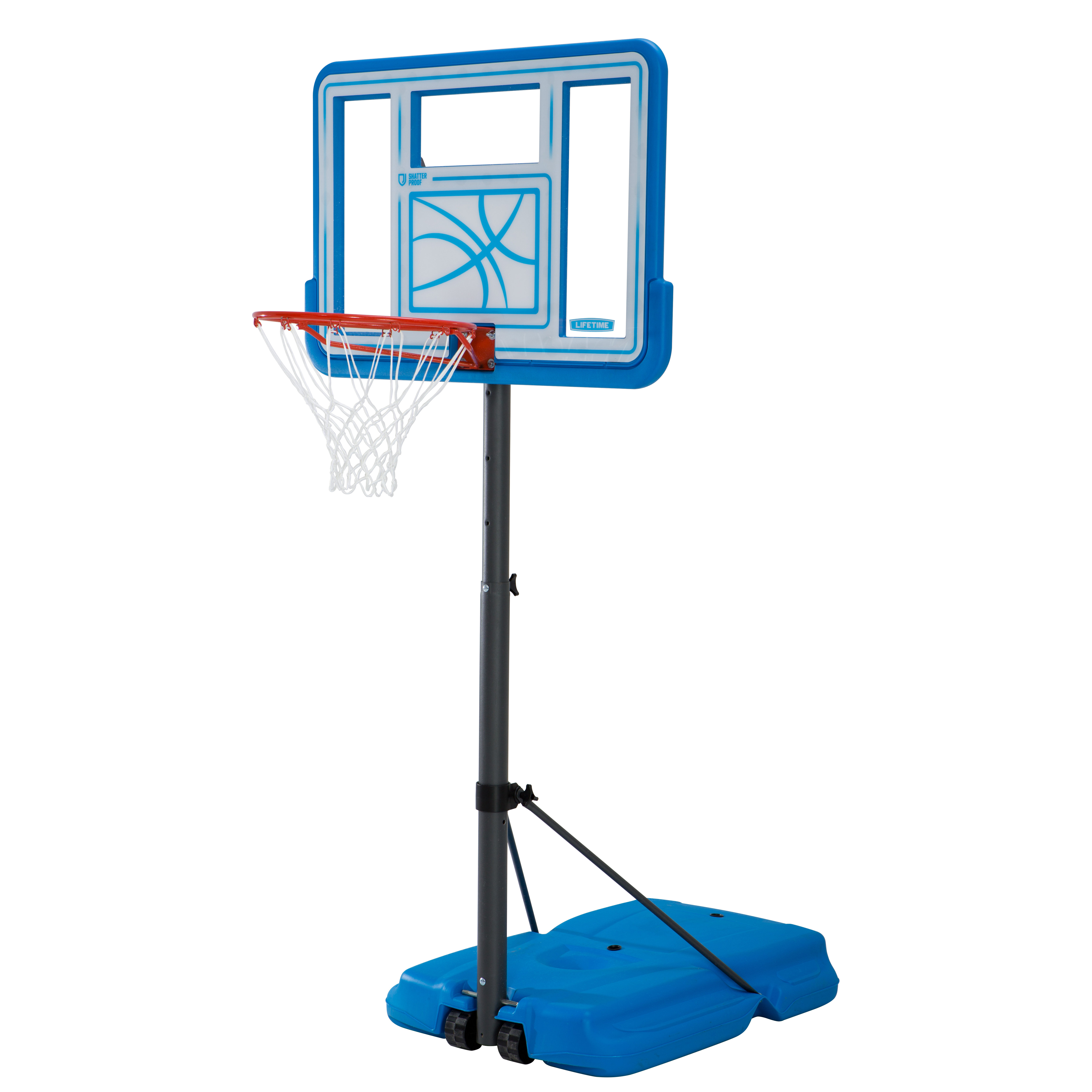 Lifetime Poolside Height Adjustable Portable Basketball Hoop (44