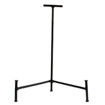 15" H x 9.25" W x 6.5" D Pack of 2 Bard's Black Wrought Iron Easel 