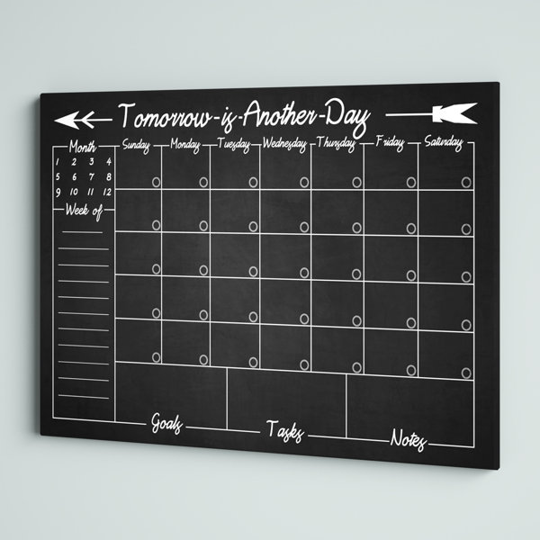 Magnetic Dry Erase Calendar for Fridge White Board Monthly Planner for Kitchen Refrigerator Erasable Calendar 
