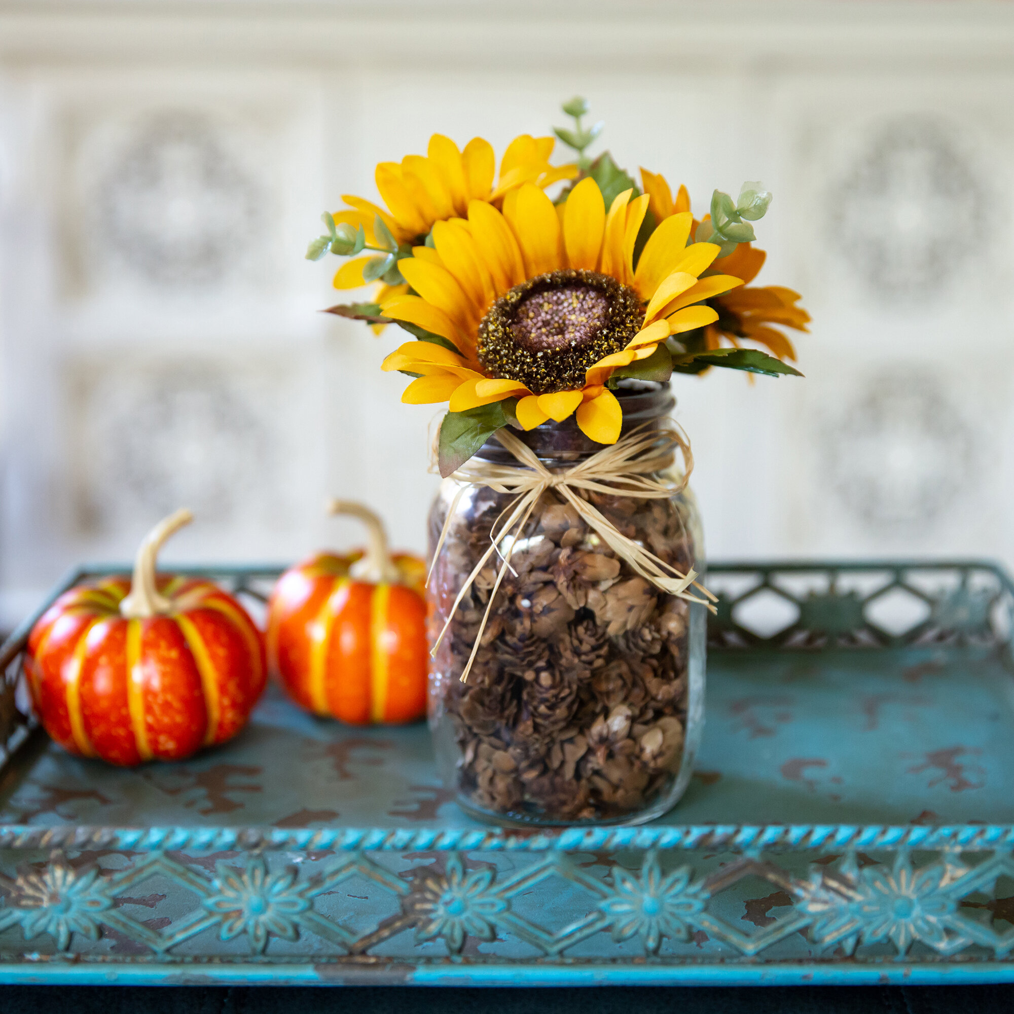 Sunflower Mason Jar