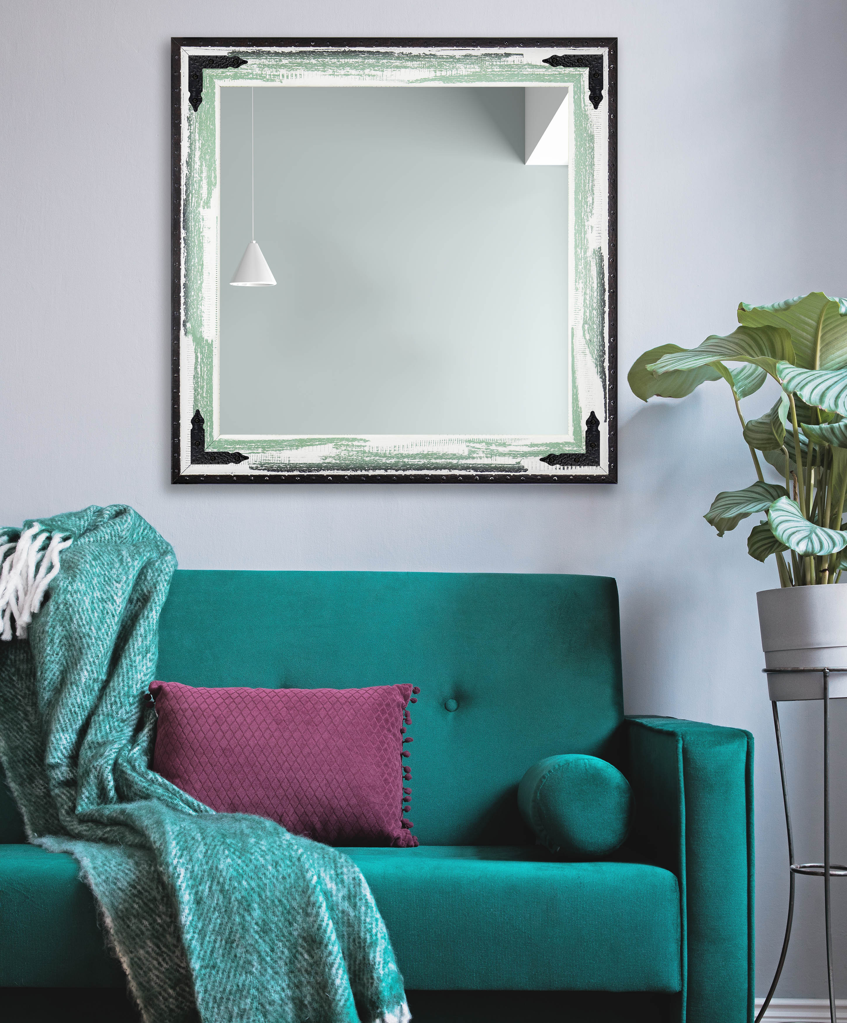 Laurel Foundry Modern Farmhouse Umstead Square Wood Wall Mirror