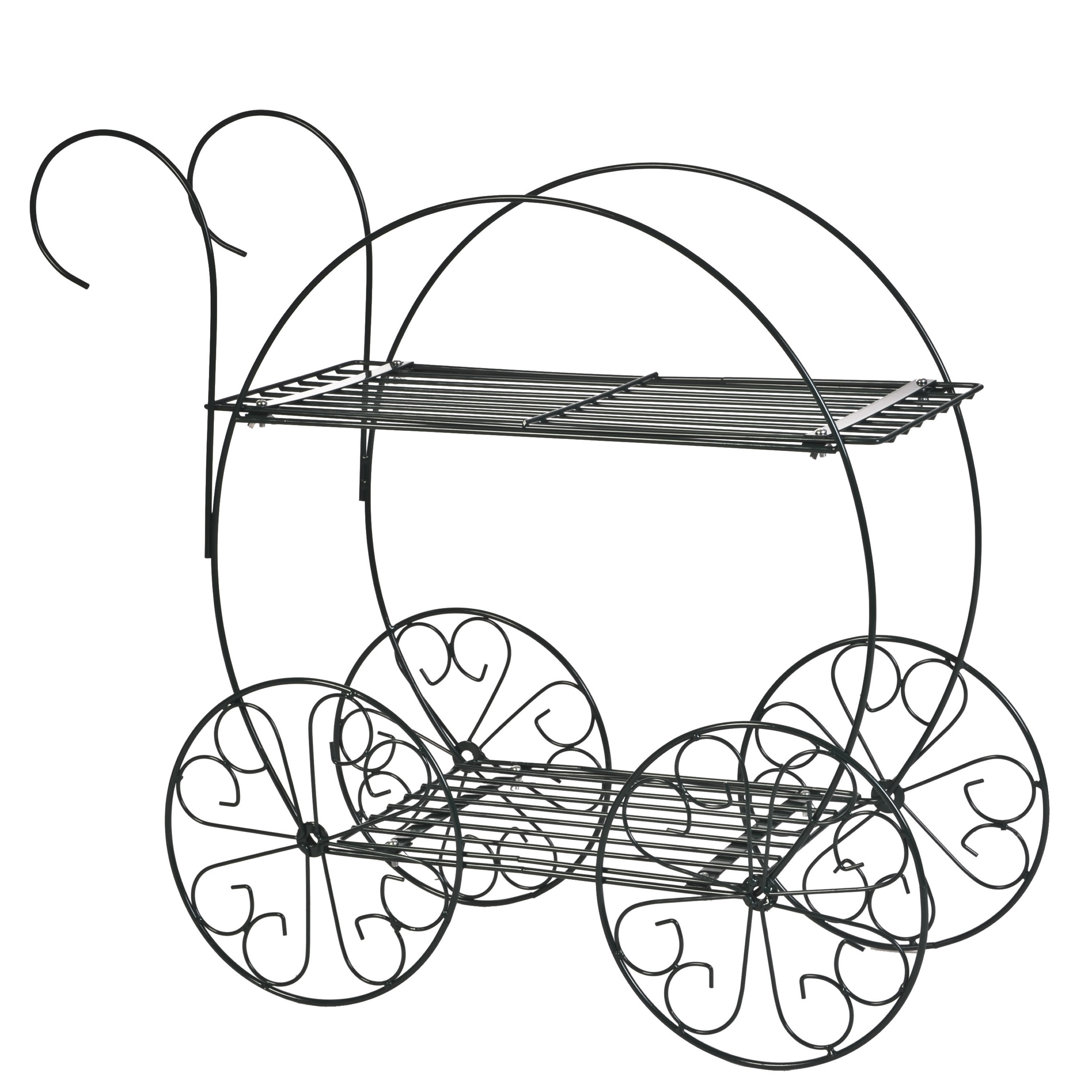 August Grove® Bahari Decorative Flower Cart Plant Stand & Reviews Wayfair