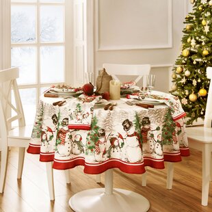 GOLD STARS ON BERRY RED CHRISTMAS  VINYL WIPE CLEAN PVC TABLECLOTH 