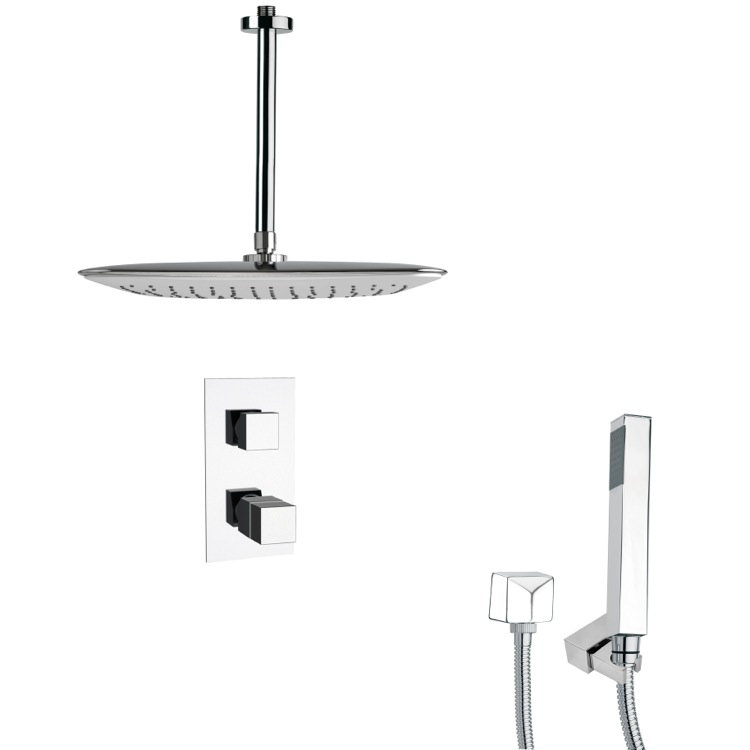 Remer by Nameek's Orsino Thermostatic Complete Shower System with Rough