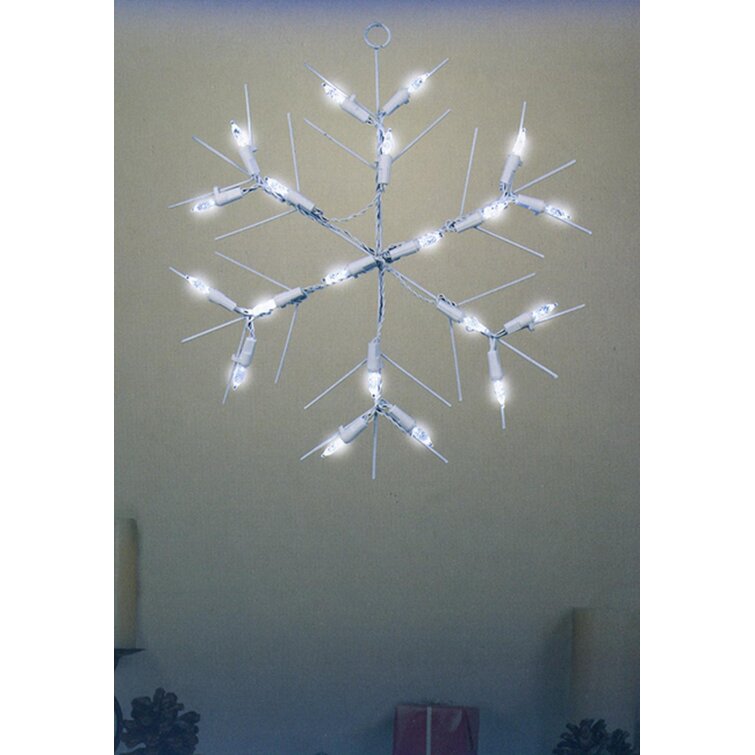 battery operated large snowflake